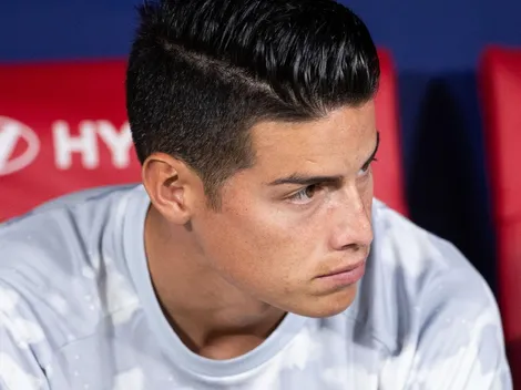 Todo apunta a que James Rodríguez será suplente en el partido contra Granada