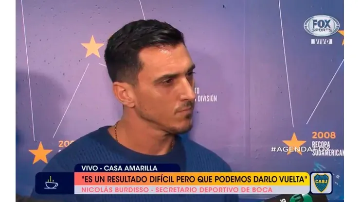 Nicolás Burdisso: "Estamos vivos, podemos darlo vuelta"