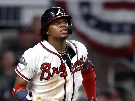 VÍDEO: Ronald Acuña Jr se confió y le costó la victoria a los Bravos con este error de novato