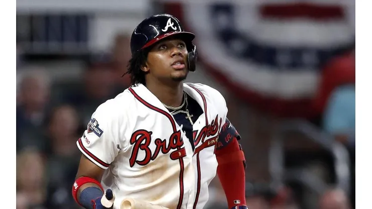 VÍDEO: Ronald Acuña Jr se confió y le costó la victoria a los Bravos con este error de novato