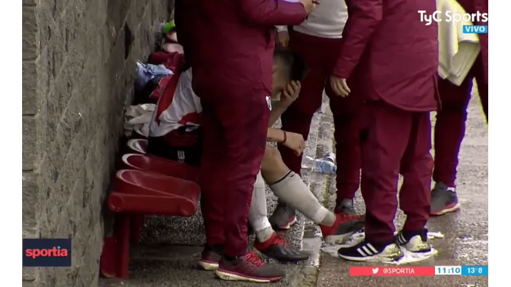 Se encienden las alarmas en River: se lesionó Benjamín Rollheiser