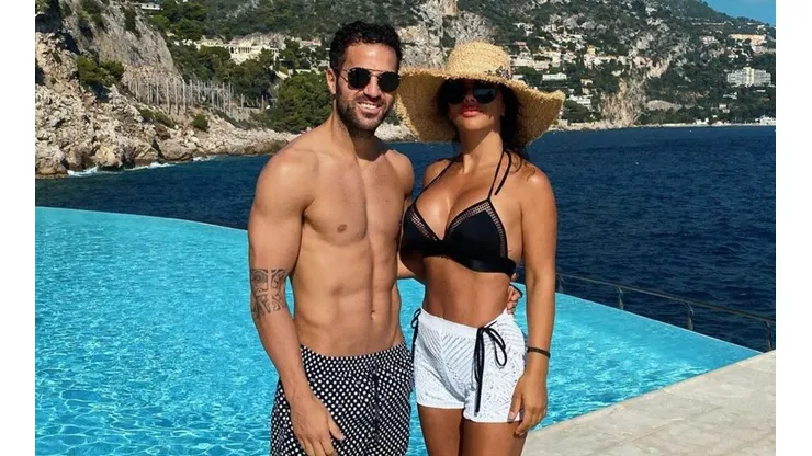 Foto de Fabregas con Daniela.