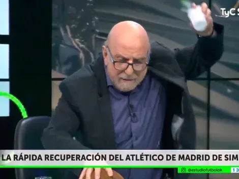 Está sacado: a Pagani no le gustó lo que dijo Recondo y terminó revoleando el café