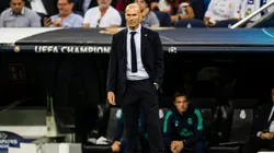 Foto de Zinedine Zidane, entrenador del Madrid.