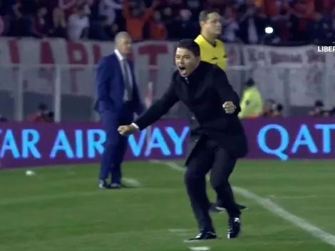 Video: así vivió Marcelo Gallardo el triunfo de River sobre Boca