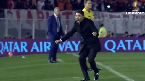 Video: así vivió Marcelo Gallardo el triunfo de River sobre Boca