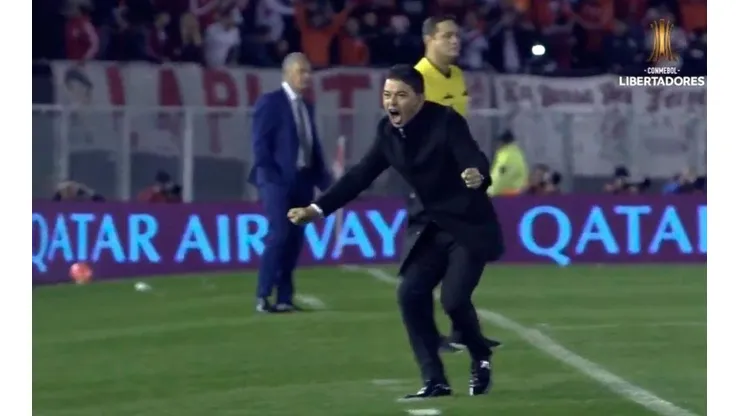 Video: así vivió Marcelo Gallardo el triunfo de River sobre Boca