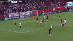 No podía ser otro: Chicharito aprovechó un centro rastrero para el primer gol del partido