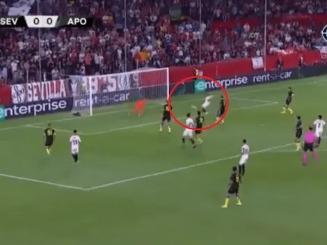 No podía ser otro: Chicharito aprovechó un centro rastrero para el primer gol del partido