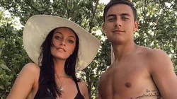 Foto de Oriana con Paulo Dybala.