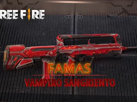 Free Fire presenta su nueva y mejorada FAMAS Vampiro Sangriento