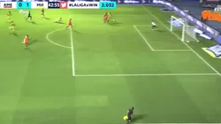 Así fue el gol de Atlético Huila en el Pascual ante América.