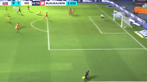 Así fue el gol de Atlético Huila en el Pascual ante América.