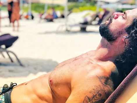 Se filtró una foto íntima, sin ropa, de Luciano Castro y los memes explotaron