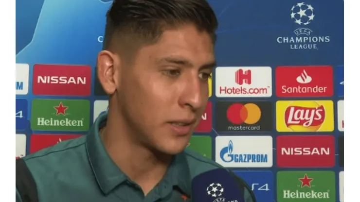 Álvarez, sobre la confianza que recibe en el Ajax