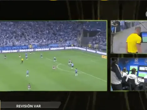 Por un empujón a Kannemann, a Flamengo le anularon un gol ante Gremio