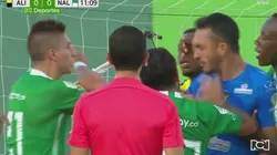 El 'Indio' Ramírez no se aguantó y se agarraron a empujones con Ricardo Jerez