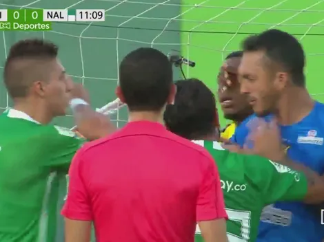 El 'Indio' Ramírez no se aguantó y se agarraron a empujones con Ricardo Jerez