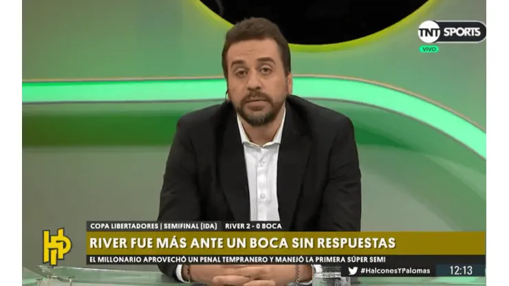 Nicolás Distasio aseguró que Boca jugó "como un equipo chico"