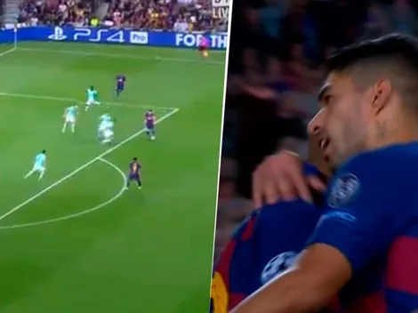 Messi gambeteó a dos, asistió y después hizo todo bien Luis Suárez