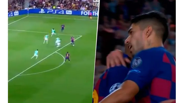 Messi gambeteó a dos, asistió y después hizo todo bien Luis Suárez