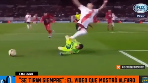 Revelan el video de cómo 'simulan' los jugadores de River que Alfaro le mostró al plantel de Boca