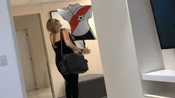 Foto de la mujer de Marcelo Gallardo.