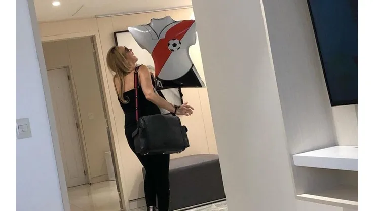 Foto de la mujer de Marcelo Gallardo.