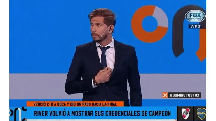 Vignolo: "River tiene siempre el cuchillo en la mano, Boca se vive cortando"