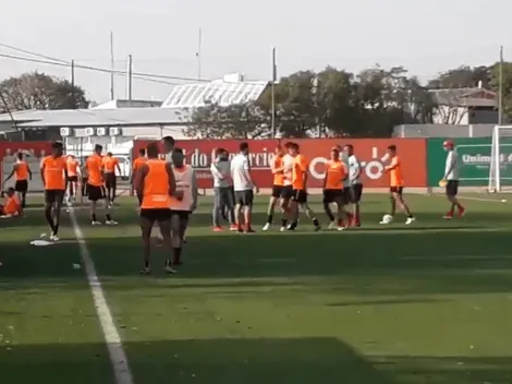 Temperamental: Paolo Guerrero se fue a las manos con un compañero en una práctica