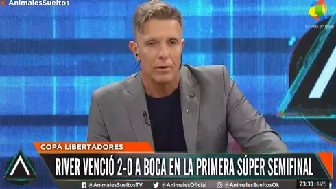 Alejandro Fantino: "Me pareció vergonzoso cómo mostraron la repetición del penal que le dieron a River"