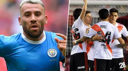 A Otamendi no le importó la hora, alentó a River y festejó en Instagram