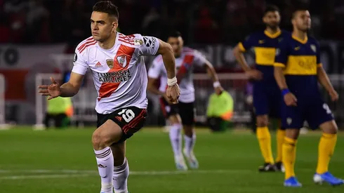 Foto del delantero de River.