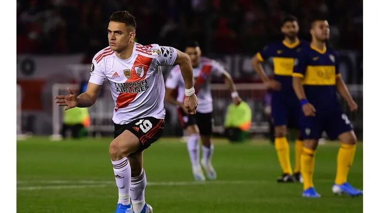 Foto del delantero de River.