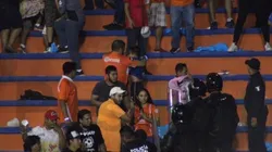 Luego del juego, hubo disturbios en la tribuna de las Chivas