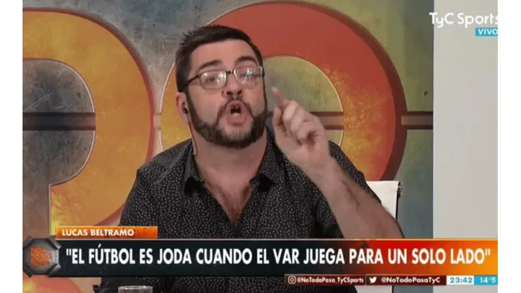 Salí de ahí, Beltramo: "Querían matar a Boca y terminaron matando al fútbol"