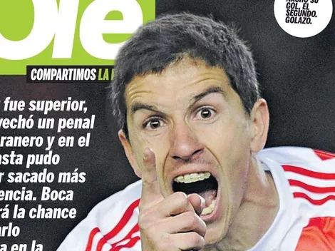 La tapa del diario Olé por el triunfo de River: "La cátedra del Nacho"