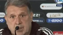 Martino habló por primera vez de la supuesta indisciplina del Tri