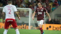 Filipe Luis durante un partido de Flamengo.