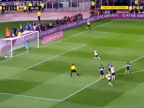 Penal de VAR y gol de River: Borré definió perfecto al medio
