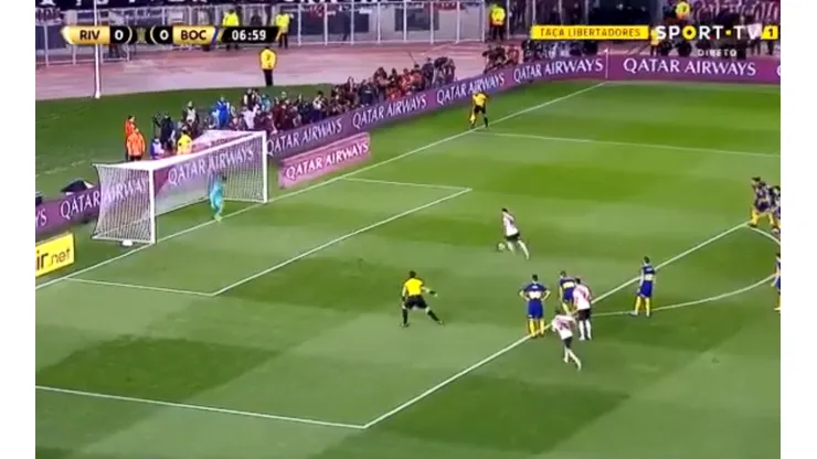 Penal de VAR y gol de River: Borré definió perfecto al medio
