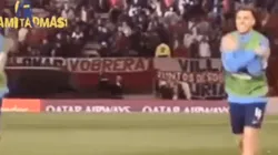 Lo dijo con un gesto: Buffarini salió al Monumental y le agarró un frío bárbaro