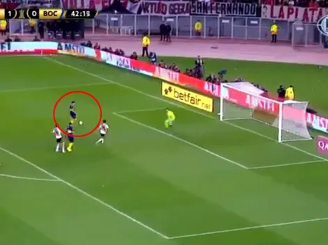 Wanchope lo dejó sólo y Capaldo se comió el gol de su vida