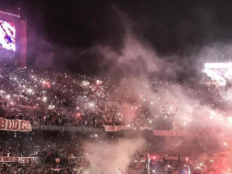 Fuegos artificiales, luces y locura: el recibimiento de River ante Boca