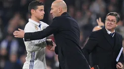 Zidane habló y dejó claro por qué James no fue tenido en cuenta: "Nadie es imprescindible"