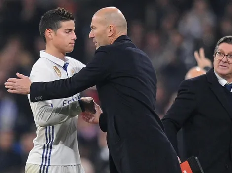 Zidane habló y dejó claro por qué James no fue tenido en cuenta: "Nadie es imprescindible"
