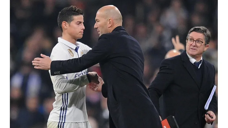 Zidane habló y dejó claro por qué James no fue tenido en cuenta: "Nadie es imprescindible"