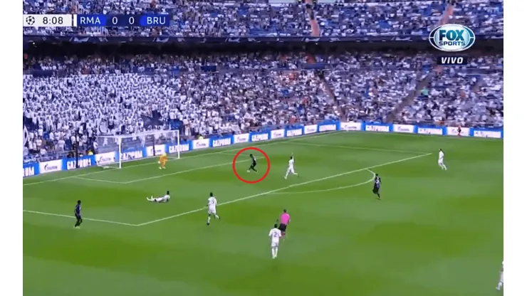 Lo validó el VAR: Brujas le acaba de meter al Madrid el gol más insólito de la Champions League