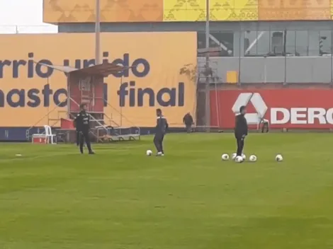 Cueva llegó a Perú y se fue a entrenar a la Videna bajo las órdenes de Ricardo Gareca