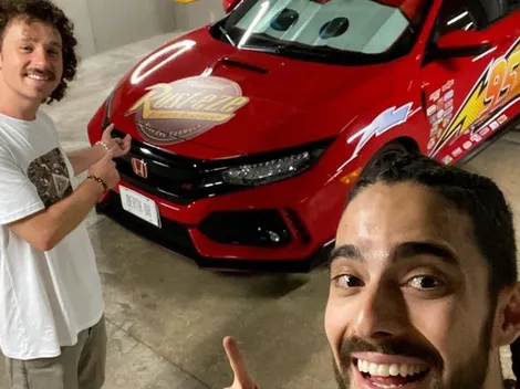 El amigo de Luisito Comunica que se hizo pasar por Maluma tiene un auto como Rayo McQueen de Cars